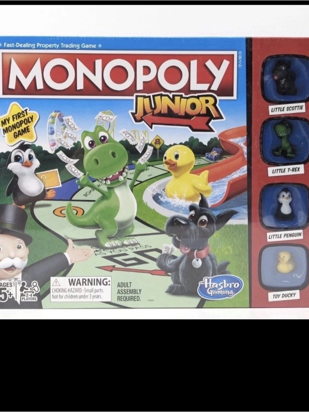 Hasbro Gaming Monopoly Junior Table Top Board Game Sealed New